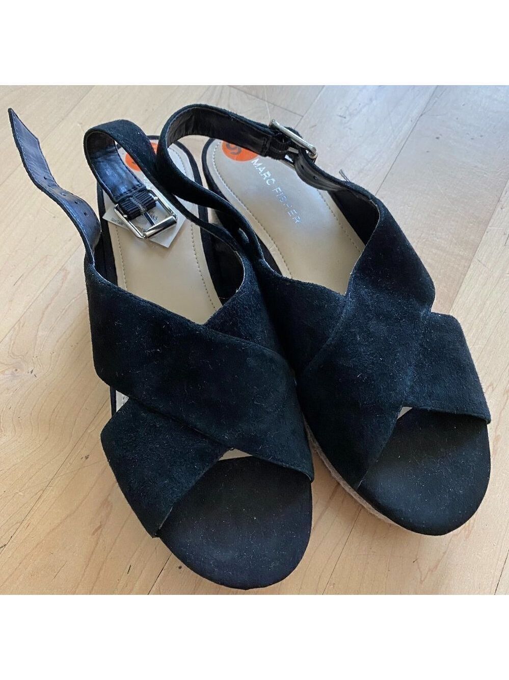 MARC Fisher Espadrilles Platform Wedge New 9.5